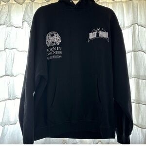 Black Graphic Hoodie